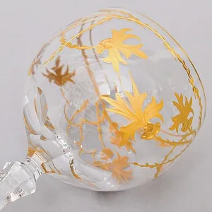 Коллекционный Бокал для Вина «Золотая Симфония», Хрусталь JOSEPHINENHUTTE, Германия. 