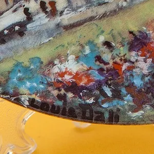  Коллекционная Тарелка «Париж - Эйфелевая Башня» Фарфор, Лимож, Limoges, Франция.