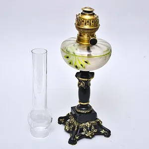 Старинная Керосиновая Лампа Hugo Schneider, Leipzig, Германия -1924 год.