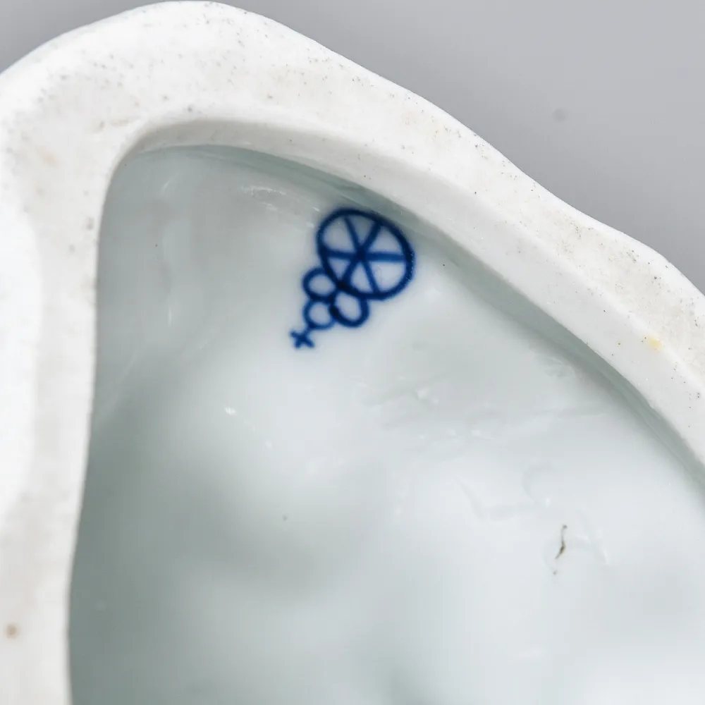 Антикварная Коллекционная Фарфоровая статуэтка «Птица - ГЛУХАРЬ», Hochst Германия начало ХХ века.