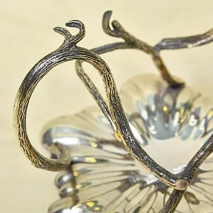 Винтажная Хрустальная Емкость - Банка с крышкой, Walker&Hall. Англия, SHEFFIELD.