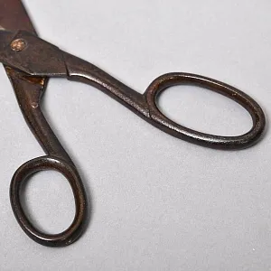 Старинные Антикварные  Металлические Ножницы, СССР - 30 -е годы ХХ века. 