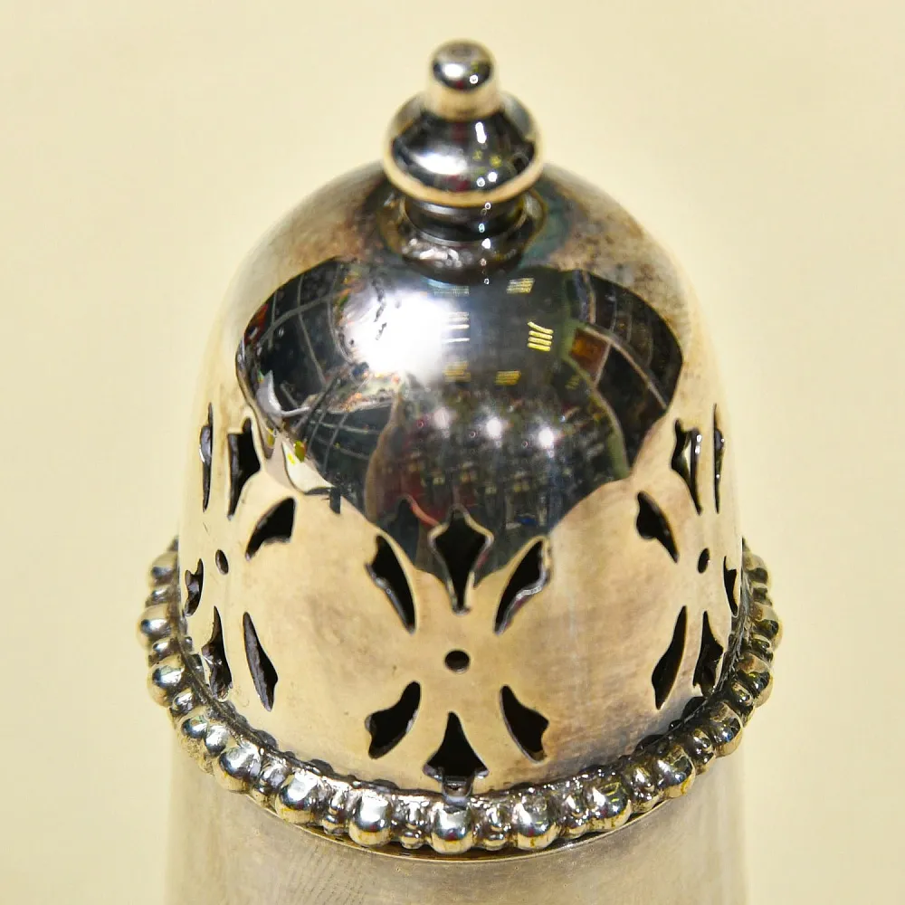 Винтажная Баночка - Емкость для сахарной пудры, Sheffield, Англия середина ХХ века.