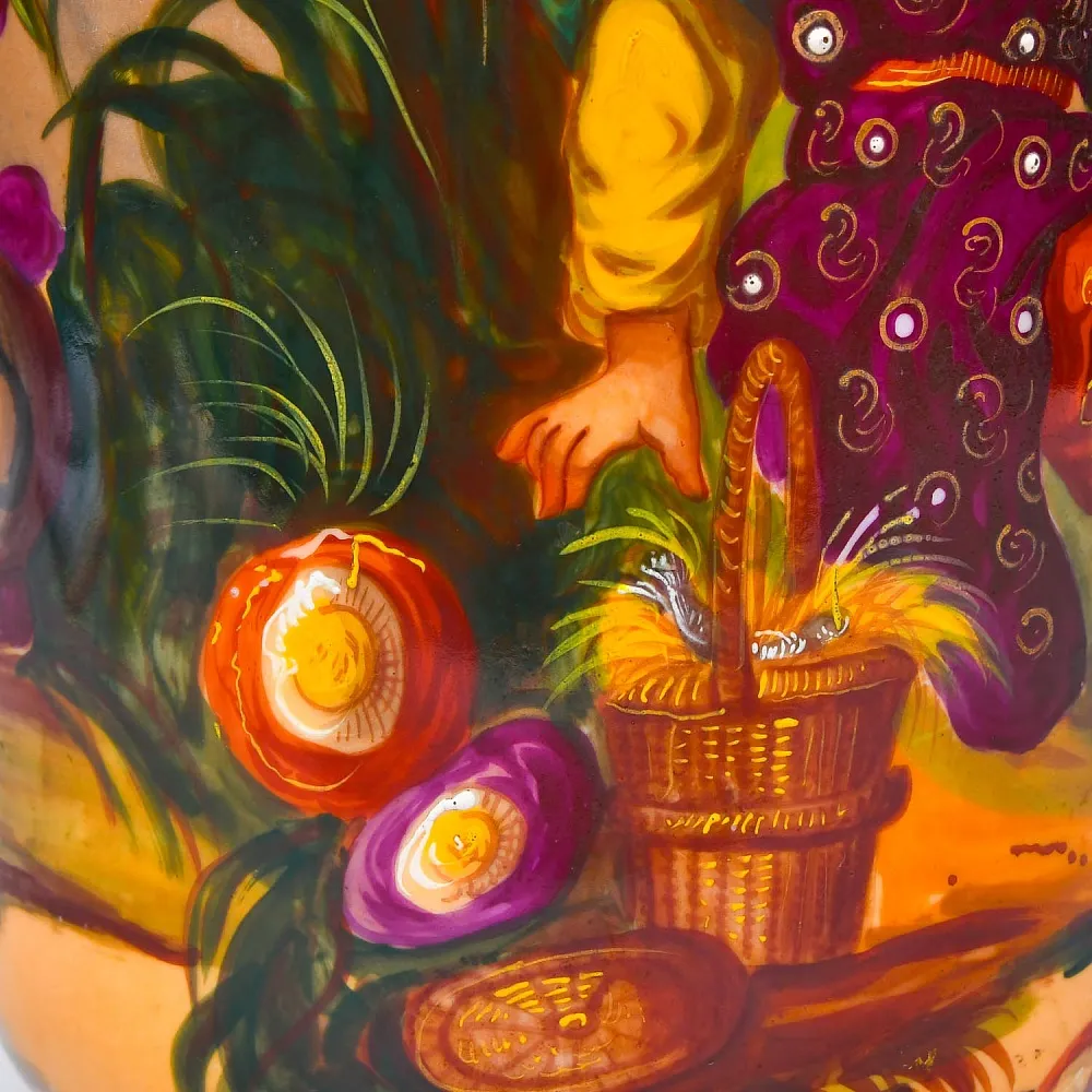 Редкие!!! Большие Антикварные Парные Вазы «Персидские мотивы», Франция VIEUX PARIS.