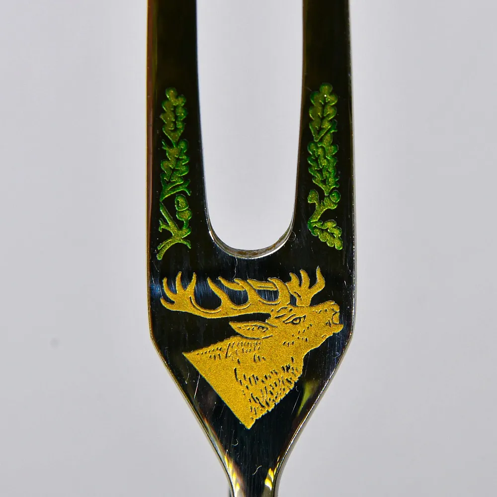 Набор для Барбекю «Охота» из 2-х предметов, Германия, ANTON WINGER Solingen, 60 -е годы ХХ века.