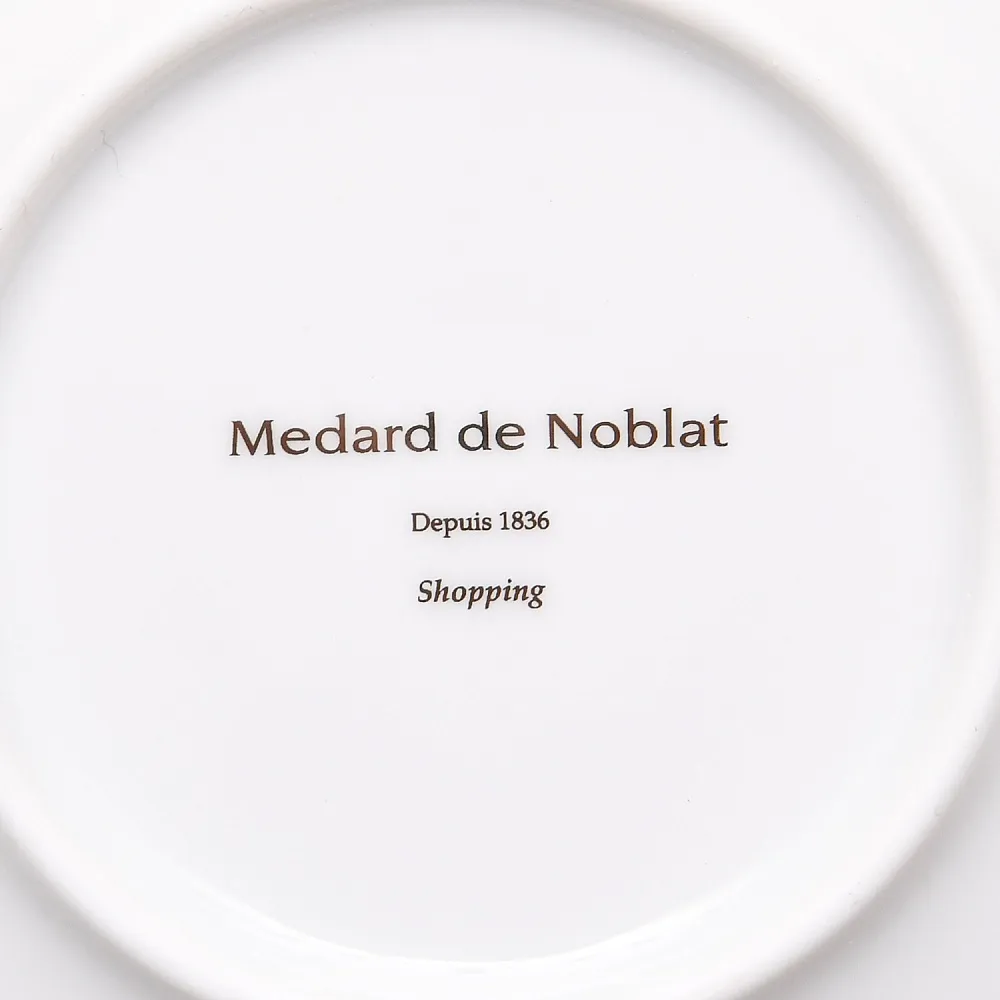 Набор из 4-х Кофейных пар «За покупками - Shopping», Limoges Medard de Noblat Франция, конец ХХ века.