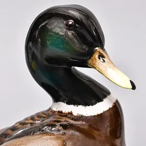 Коллекционная Фарфоровая статуэтка «Утка - Селезень», Испания, 50-70 годы ХХ века. 