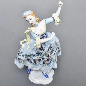 Коллекционная Фарфоровая статуэтка «Танцующая девушка», ROSENTHAL Германия, 1974 - 1982 годы. 