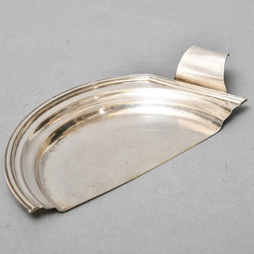 Старинный Совок и скребок для уборки крошек со стола, Металл, Silverplated, SHEFFIELD Англия. 