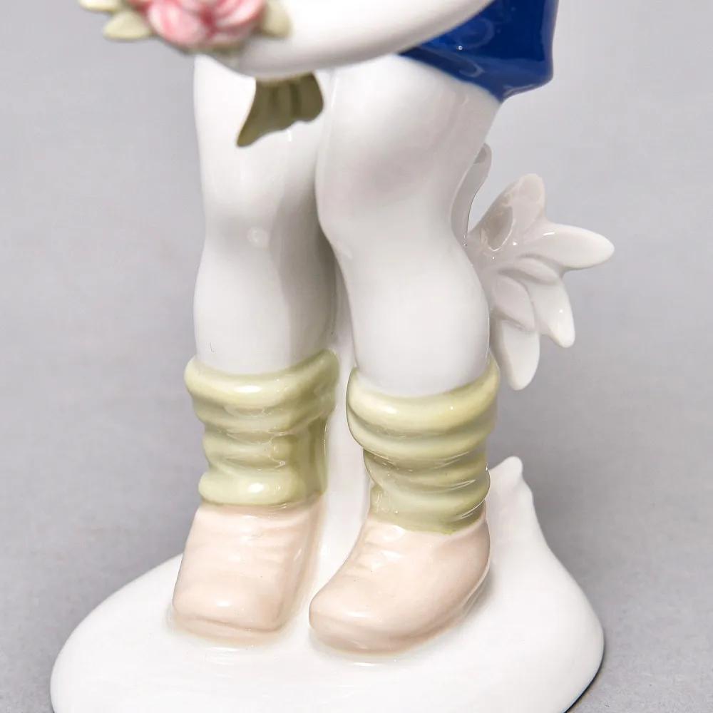 Парные Фарфоровые статуэтки «Дети. Мальчик и Девочка», Wagner & Apel Lippelsdorf Германия, 1949 - 1951 годы. 