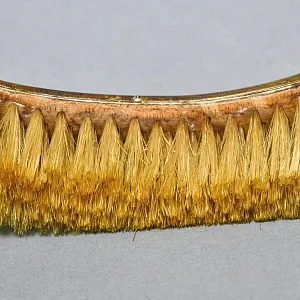 Старинная Щётка с Совком для уборки крошек со стола, металл  Германия, начало ХХ века.