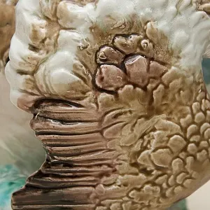 Большая Коллекционная статуэтка «Птица - ДРОФА», Фаянс ЗиК Конаково, СССР 50-е годы.