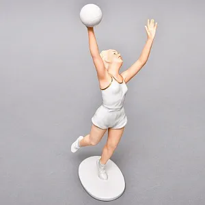 Коллекционная Фарфоровая статуэтка «Девушка Волейболистка», Schau Bach Kunst Германия, 1953 - 1958 годы. 
