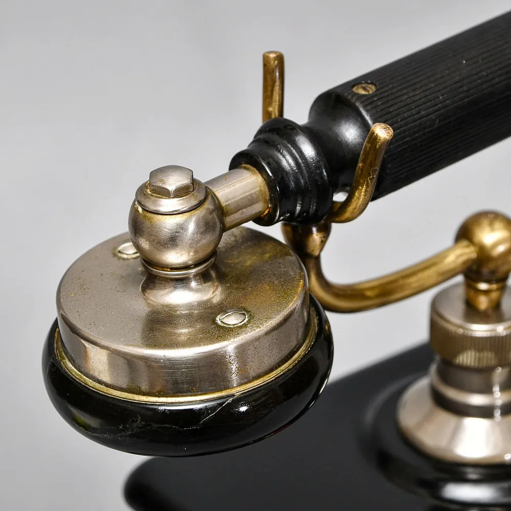 Антикварный Настольный Телефонный аппарат - Телефон «Kjøbenhavns Telefon - KTAS», Дания -1905 год.