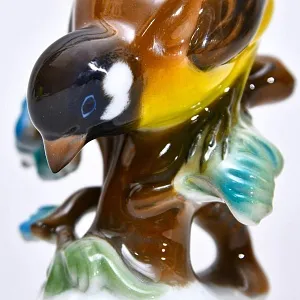 Авторская Фарфоровая статуэтка «Птица. Cиница», ROSENTHAL Германия, середина ХХ века.