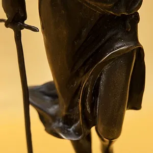 Большая Бронзовая статуэтка «ФЕМИДА - Богиня правосудия», J.B.Hirsch конец ХХ - начало ХХI веков. 