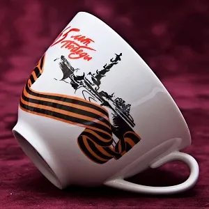 Коллекционный Чайный сервиз «Эгоист» - «65 лет Победы», Фарфор ИФЗ, Россия. 