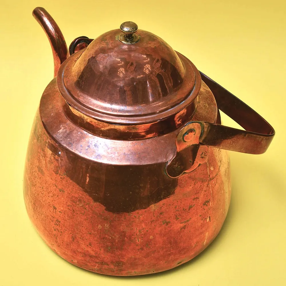 Антикварный Медный Большой Чайник на 12 литров. Германия начало ХХ века.