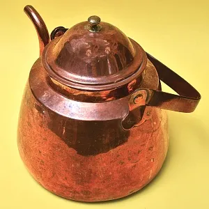 Антикварный Медный Большой Чайник на 12 литров. Германия начало ХХ века.