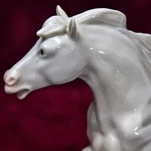 Коллекционная Фарфоровая Статуэтка «БЕГУЩИЕ ЛОШАДИ», Карл Энс / Karl Ens, Германия 60 гг.