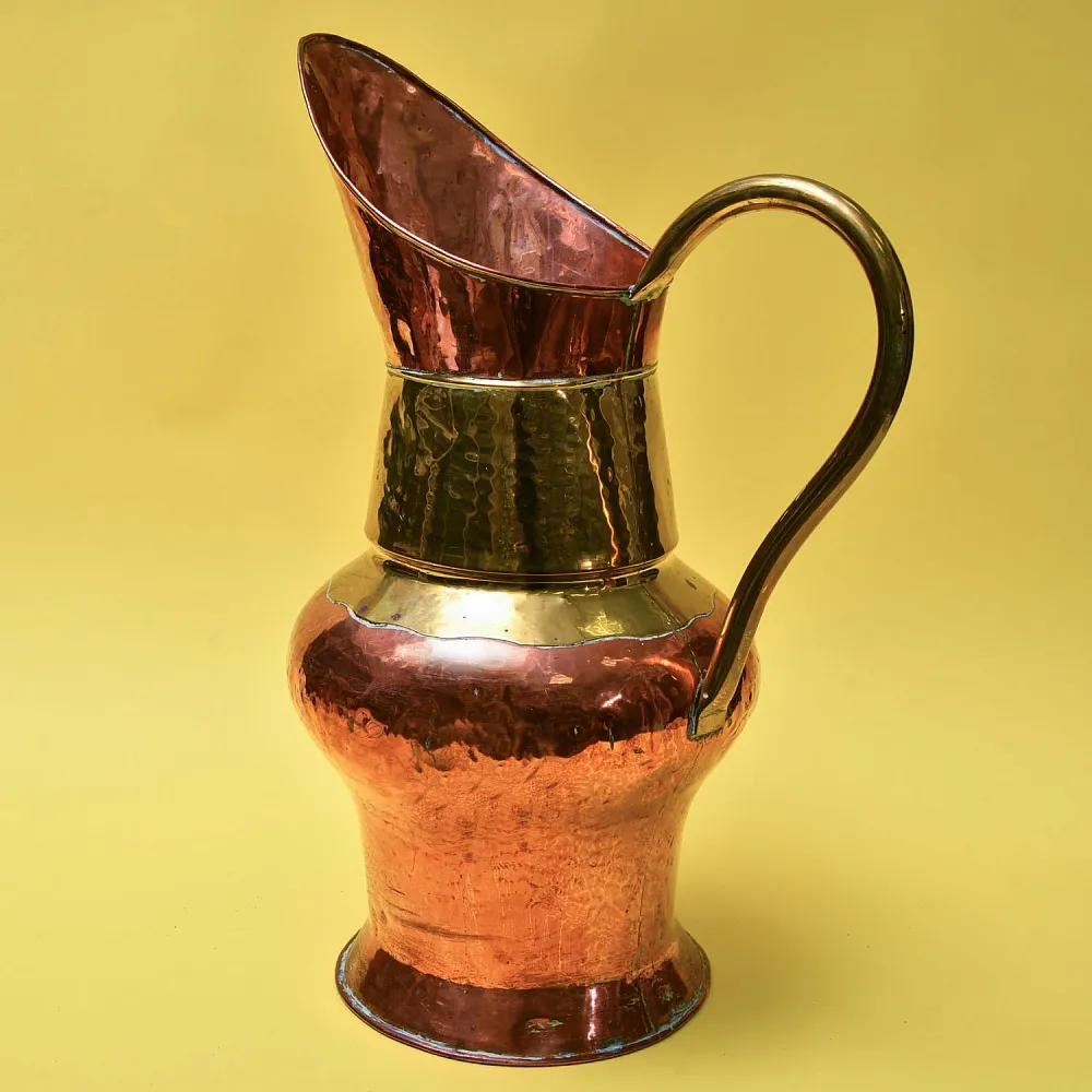 Большой Латунно - Медный Винтажный Кувшин или Подставка для зонтов. Бельгия 70-е годы ХХ века.