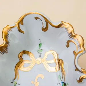 Небольшое Сервировочное  Блюдо - Тарелка - Мелочевница Фарфор Limoges Лимож Франция.