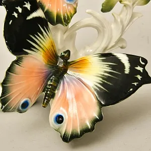 Коллекционная Фарфоровая статуэтка «Две бабочки», Karl Ens Германия, 50-е годы ХХ века.