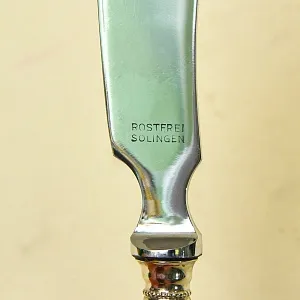 Винтажный Набор для сервировки «Охота» - 4 предмета, SOLINGEN Германия, 50 -е годы ХХ века.