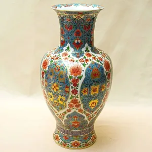 Большая Напольная Коллекционная Ваза «Wihan» фарфор KAISER Германия Н-45см.