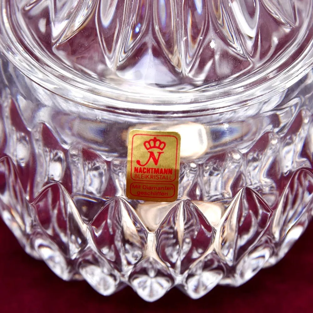 Хрустальная «Груша» - Джемница - Соусница - Баночка с крышкой, NACHTMANN Германия.