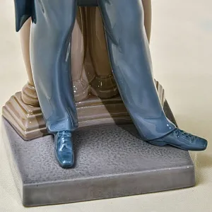 РЕДКОСТЬ! Большая Коллекционная Фарфоровая статуэтка «Музыкант - Скрипач» Lladro, Испания - 1985 год.