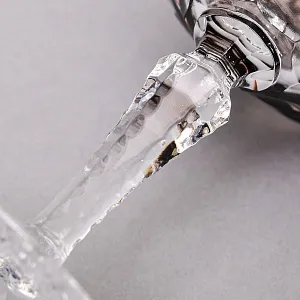 Набор 6-ть фужеров для шампанского или «Креманок» из Цветного Хрусталя серия «Виноград»