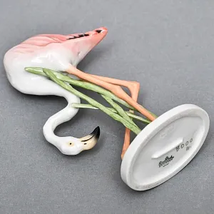 Коллекционная Фарфоровая статуэтка «Птица. Фламинго», ROSENTHAL Германия, середина ХХ века. 