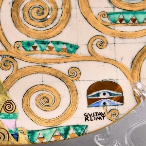 Коллекционная Тарелка «Шедевры Густава Климта. Ожидание», Фарфор Lilien Porzellan Австрия -1990 год.