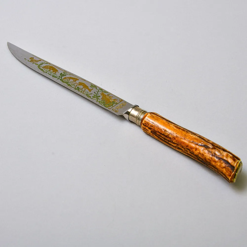 Набор для Барбекю «Охота» из 2-х предметов, Германия, ANTON WINGER Solingen, 60 -е годы ХХ века.