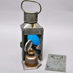 Винтажный Керосиновый Фонарь «Корабельная Сигнальная пара - Левый и Правый», СССР -1965 год.