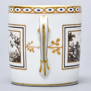 Редкость! Коллекционная Кофейная Пара «FIESOLE» Фарфор RICHARD GINORI, Италия.