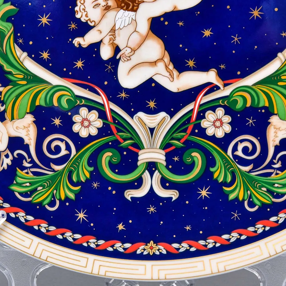 Коллекционная Тарелка - Блюдо «Предчувствие паздника» Фарфор, VERSACE, Rosenthal Германия - 2008 год.