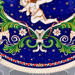 Коллекционная Тарелка - Блюдо «Предчувствие паздника» Фарфор, VERSACE, Rosenthal Германия - 2008 год.