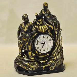 Чугунные Механические Настольные часы «Каменный Цветок», ЧЧЗ - МОЛНИЯ СССР-1967 год. 