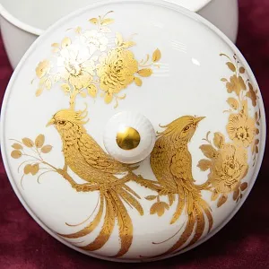 Редкая Авторская Фарфоровая Шкатулка «Райские птицы». KAISER, Германия -1970 год.