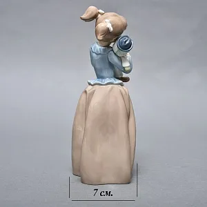 Коллекционная Фарфоровая статуэтка «Девочка с клоуном», Nao by Lladro Испания, 80-е гг. 