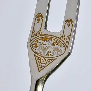 Винтажный Набор для Барбекю «Охота» - 3 предмета, DREIZACK SOLINGEN Германия, 50 -е годы ХХ века.