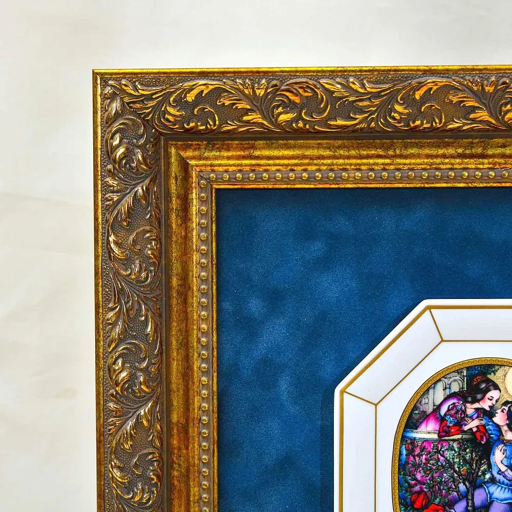 Картина - Панно - Фарфоровая Плакетка «Ромео и Джульета», Villeroy&Boch. Германия - 1980 год.