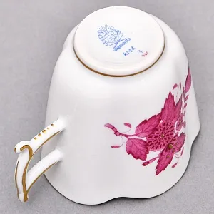 Коллекционная Фарфоровая Кофейная пара «APPONYI PURPUR», HEREND Венгрия.