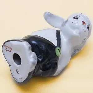 Фарфоровая Статуэтка «Заяц-хулиган» СССР Дулево -70 -е годы ХХ века.