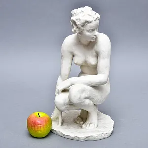 Большая Авторская Фарфоровая Статуэтка «Обнаженная Девушка» ROSENTHAL Германия -50 гг.