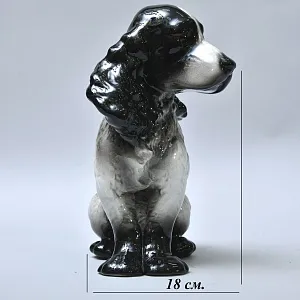 Большая Фарфоровая статуэтка «Спаниель», Goebel Германия, 1971 - 1991 года.