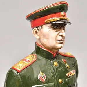 Коллекционная Авторская Статуэтка «Комиссар Государственной Безопасности СССР - Берия Л.П.», фарфор, Россия. 