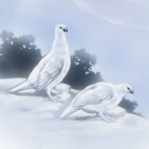 Столовый Фарфоровый сервиз «Охота» на 12 персон, Kaestner Saxonia Германия, первая половина ХХ века.